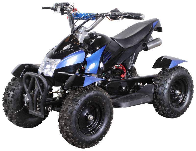 MINI QUAD COBRA 50cc 2T RUOTA 6" AVVIAMENTO ELETTRICO LUCI TELECOMANDO - immagine 6