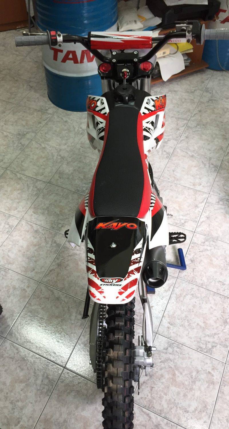 PIT BIKE KAYO 125CC 4T,4 MARCE, RUOTA 14" 17" M.Y. 2023 MONSTER - immagine 6