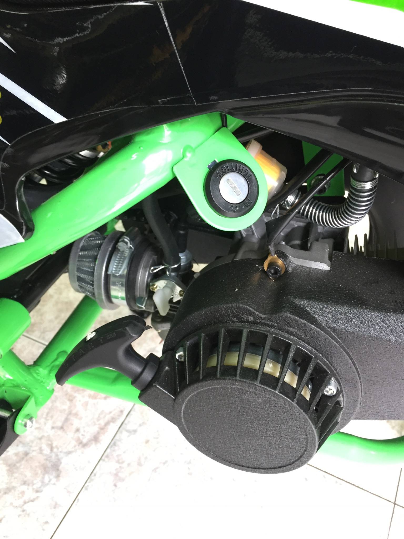 MINI CROSS GHEPARD 50CC 2T RUOTA 10" EASY START , RIDUTTORE - immagine 6