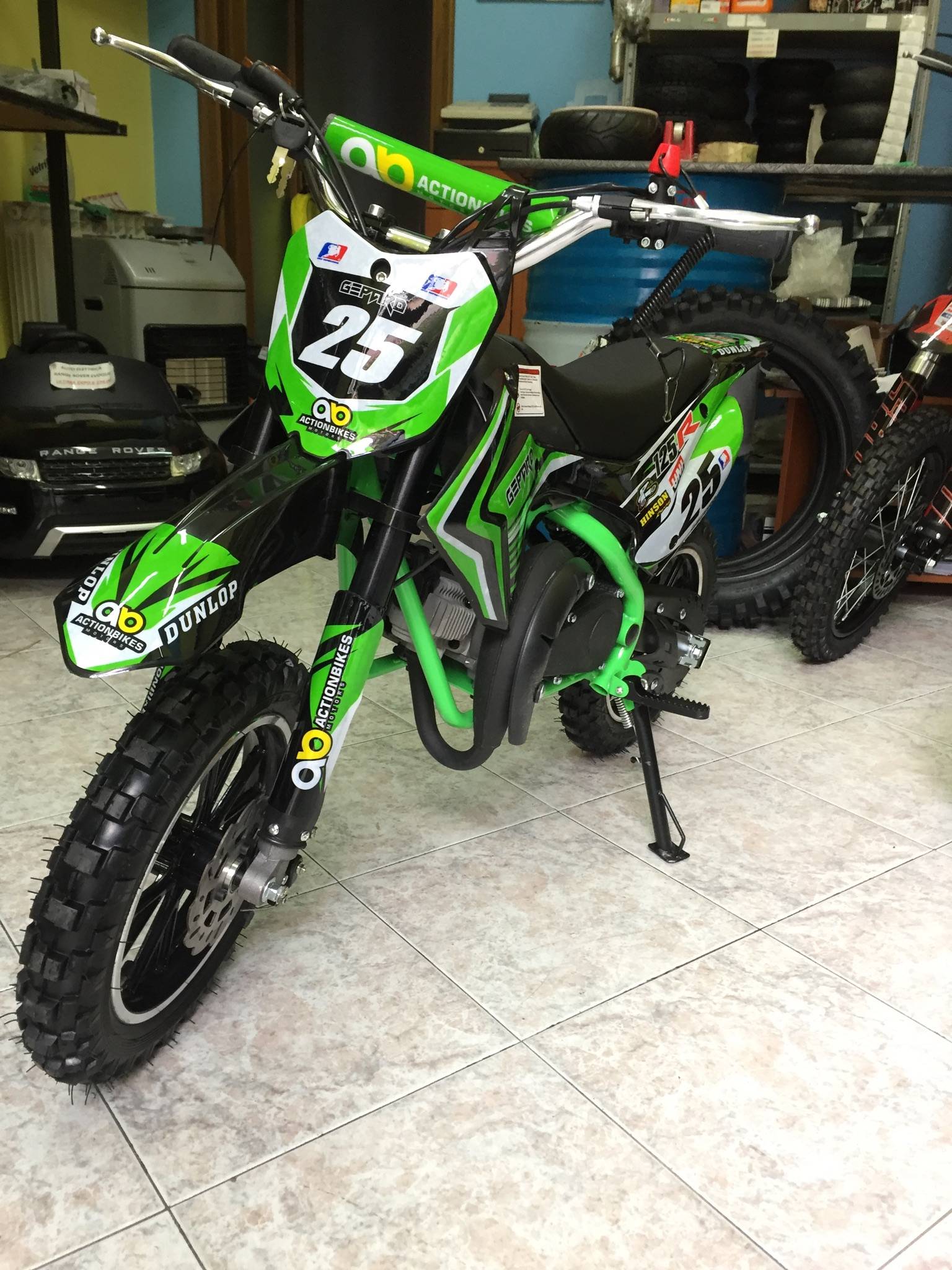 MINI CROSS GHEPARD 50CC 2T RUOTA 10" EASY START , RIDUTTORE - immagine 4