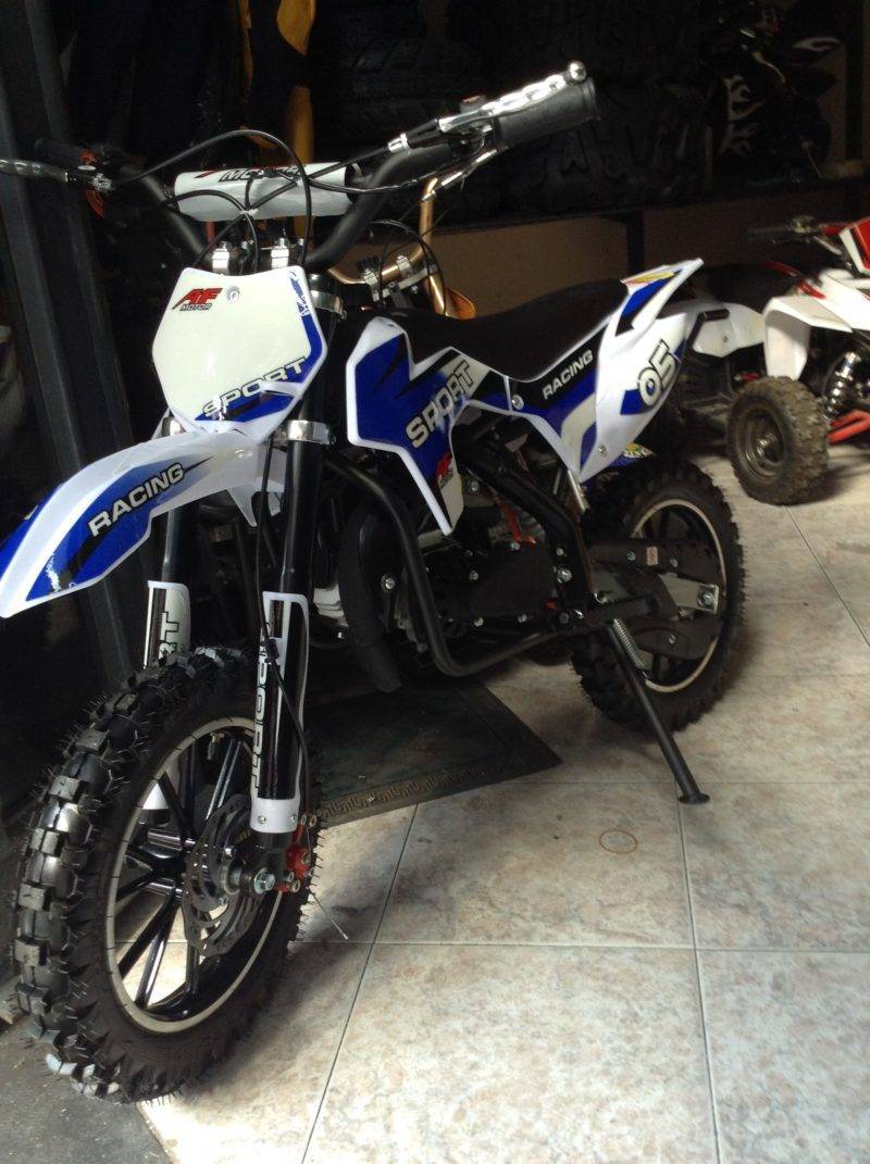MINI CROSS TIGER 50CC 2T RUOTA 10" EASY START , CARBURATORE 15/15,RIDUTTORE - immagine 6