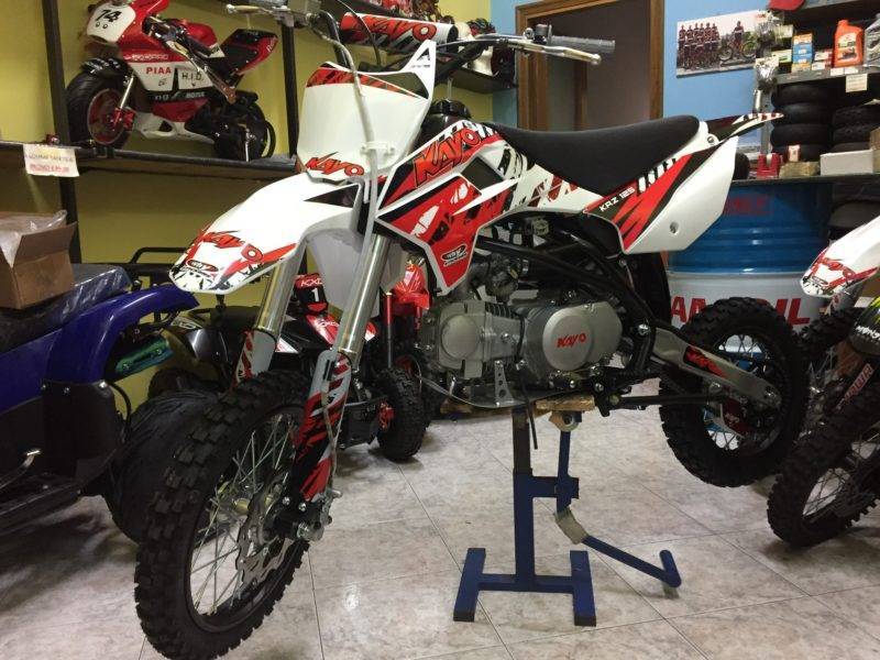 PIT BIKE KAYO 125CC 4T,4 MARCE, RUOTA 14" 17" M.Y. 2023 MONSTER - immagine 7
