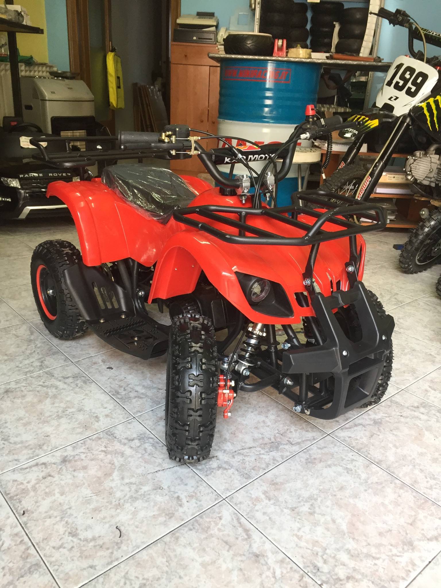 MINI QUAD HUMMER 50cc 2T RUOTA 6" - immagine 6