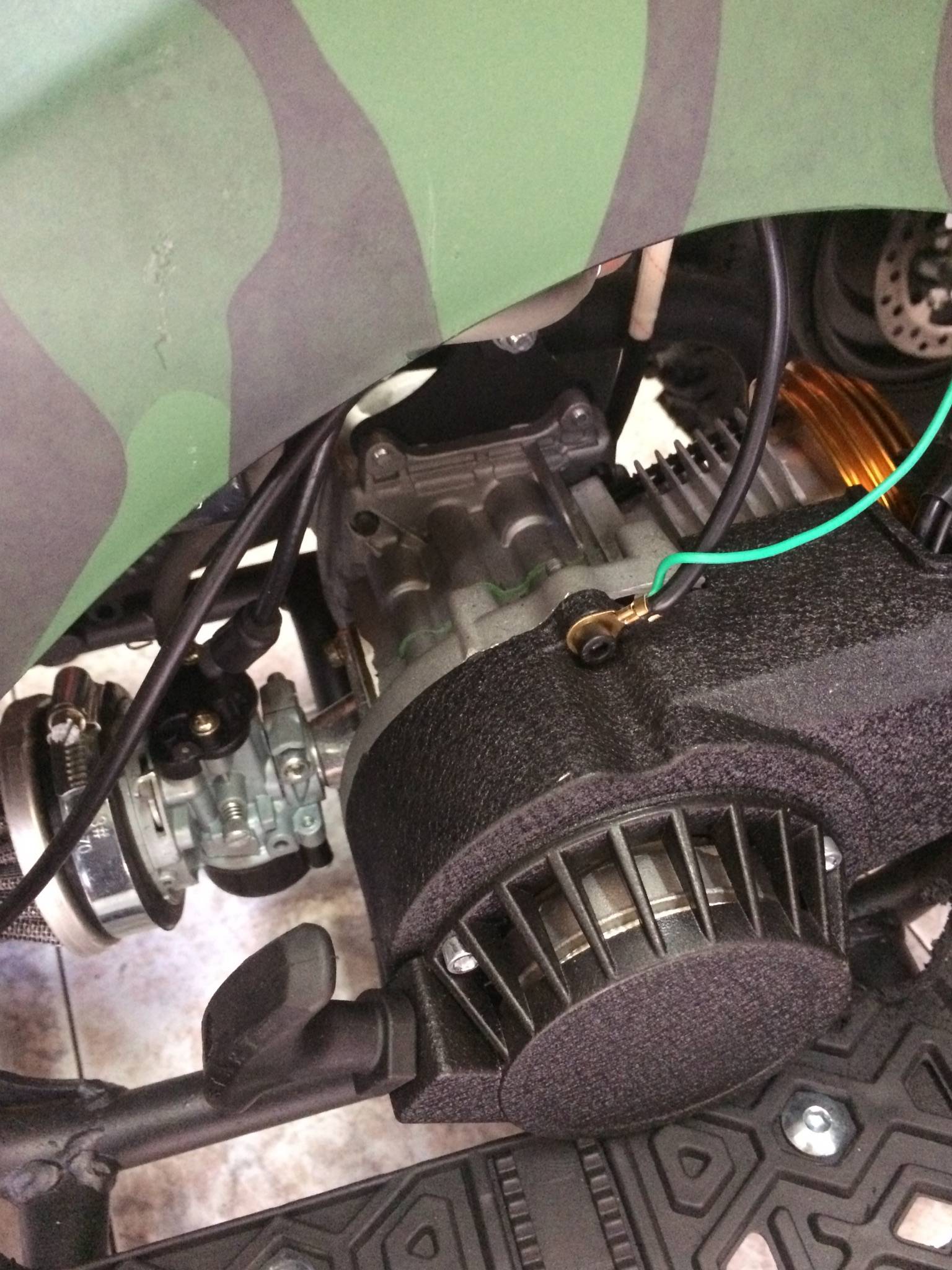 MINI QUAD Tiger 50cc 2T RUOTA 6" AVVIAMENTO ELETTRICO LUCI TELECOMANDO - immagine 7