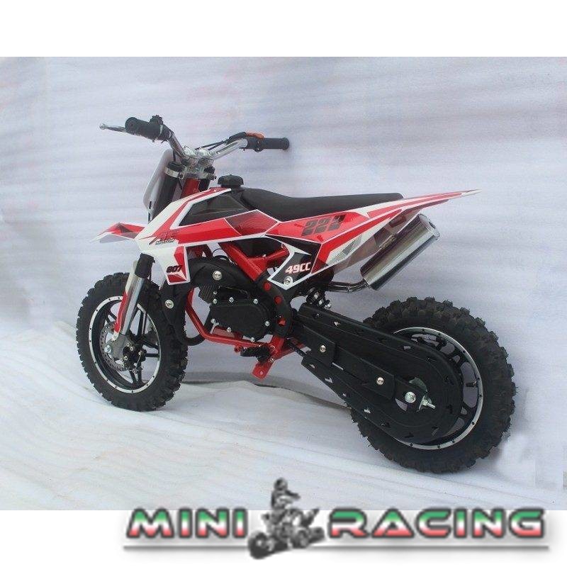 MINI CROSS FALCO 50CC 2T RUOTA 10" EASY START , CARBURATORE 15/15,RIDUTTORE - immagine 11