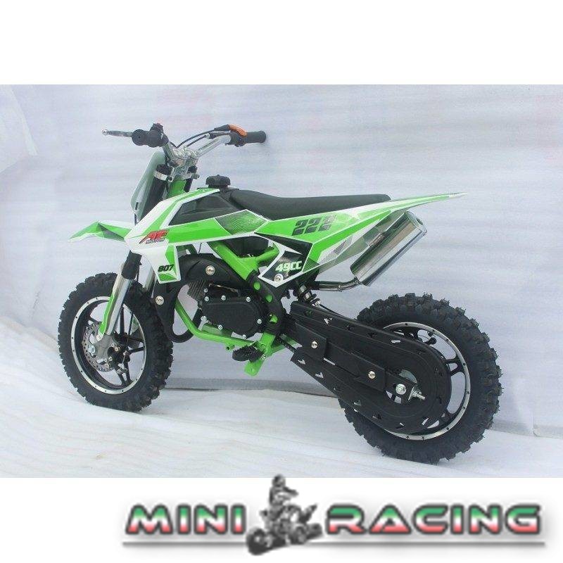 MINI CROSS FALCO 50CC 2T RUOTA 10" EASY START , CARBURATORE 15/15,RIDUTTORE - immagine 12