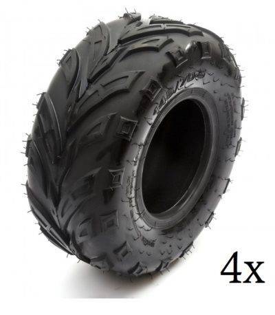 TRENO COMPLETO DI 4 PNEUMATICI 145/70-6