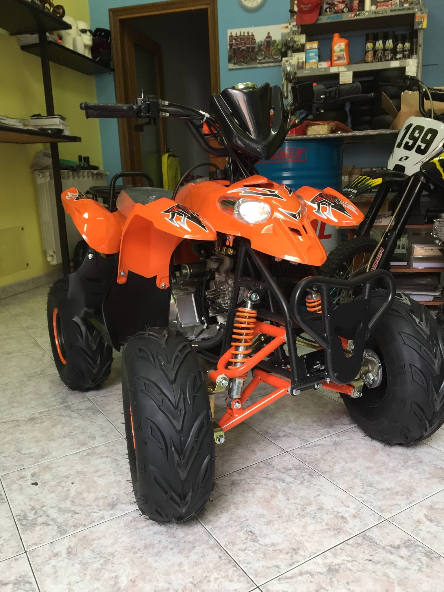 QUAD POLAR S5 125cc 4T RUOTA 7" AVVIAMENTO ELETTRICO,LUCI,TELECOMANDO,RETROMARCIA - immagine 3