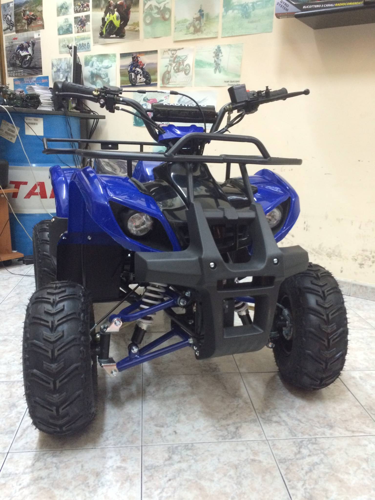 QUAD HUMMER 125cc 4T RUOTA 7" AVVIAMENTO ELETTRICO,LUCI,TELECOMANDO,RETOMARCIA - immagine 3