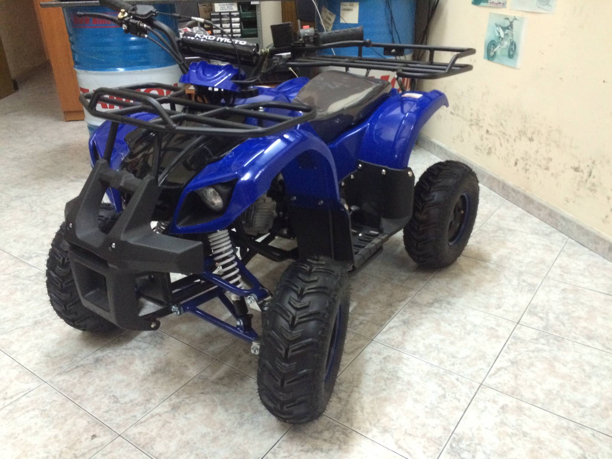 QUAD HUMMER 125cc 4T RUOTA 7" AVVIAMENTO ELETTRICO,LUCI,TELECOMANDO,RETOMARCIA - immagine 4