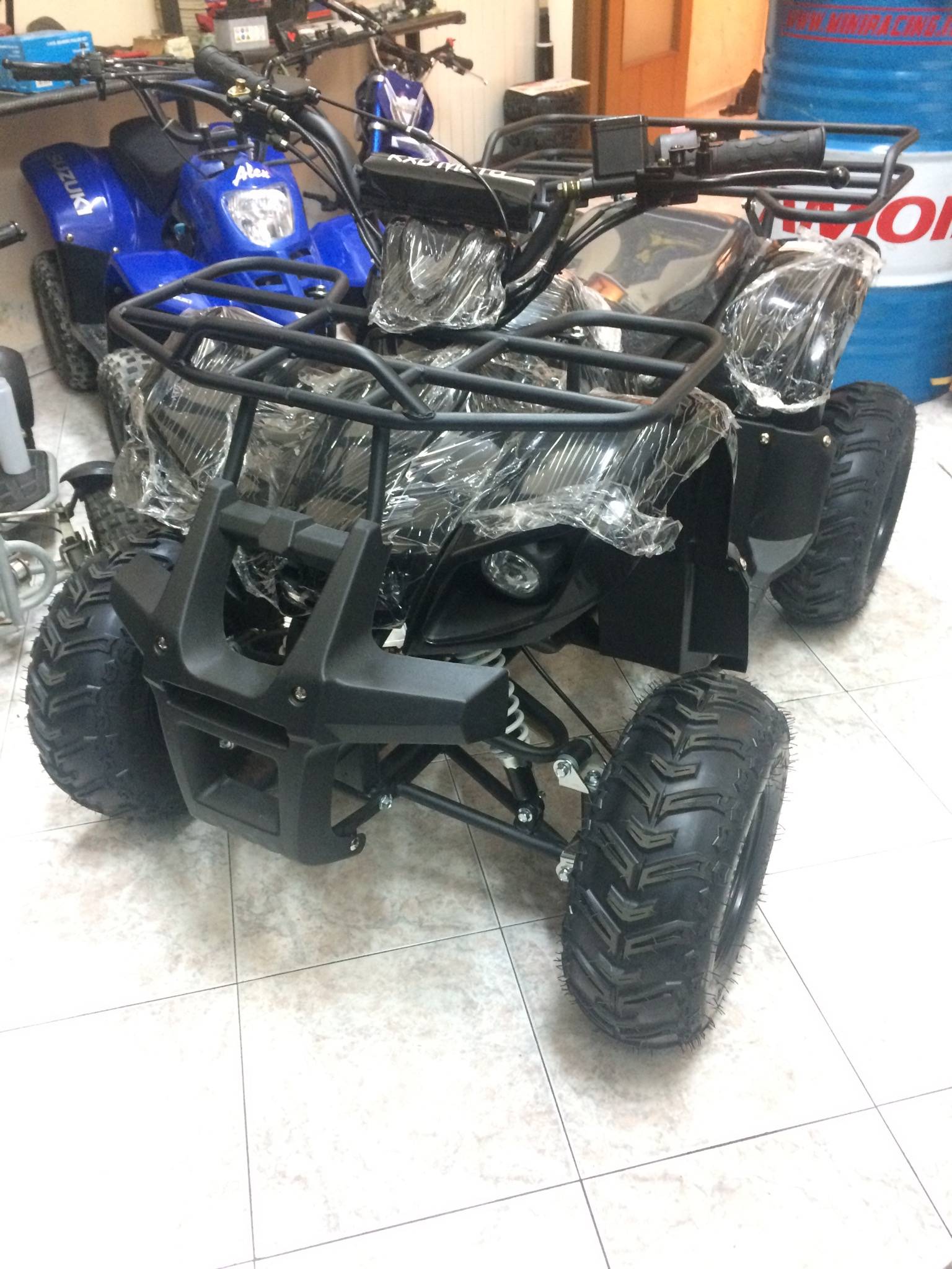 QUAD HUMMER 125cc 4T RUOTA 7" AVVIAMENTO ELETTRICO,LUCI,TELECOMANDO,RETOMARCIA - immagine 12