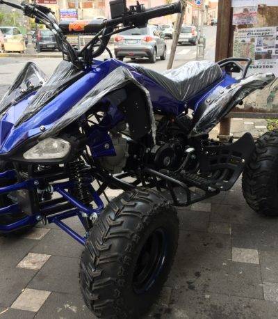 QUAD YAMA LOOK METALLIZZATO 125cc 4T RUOTA 7" AVVIAMENTO ELETTRICO,LUCI,TELECOMANDO,RETROMARCIA