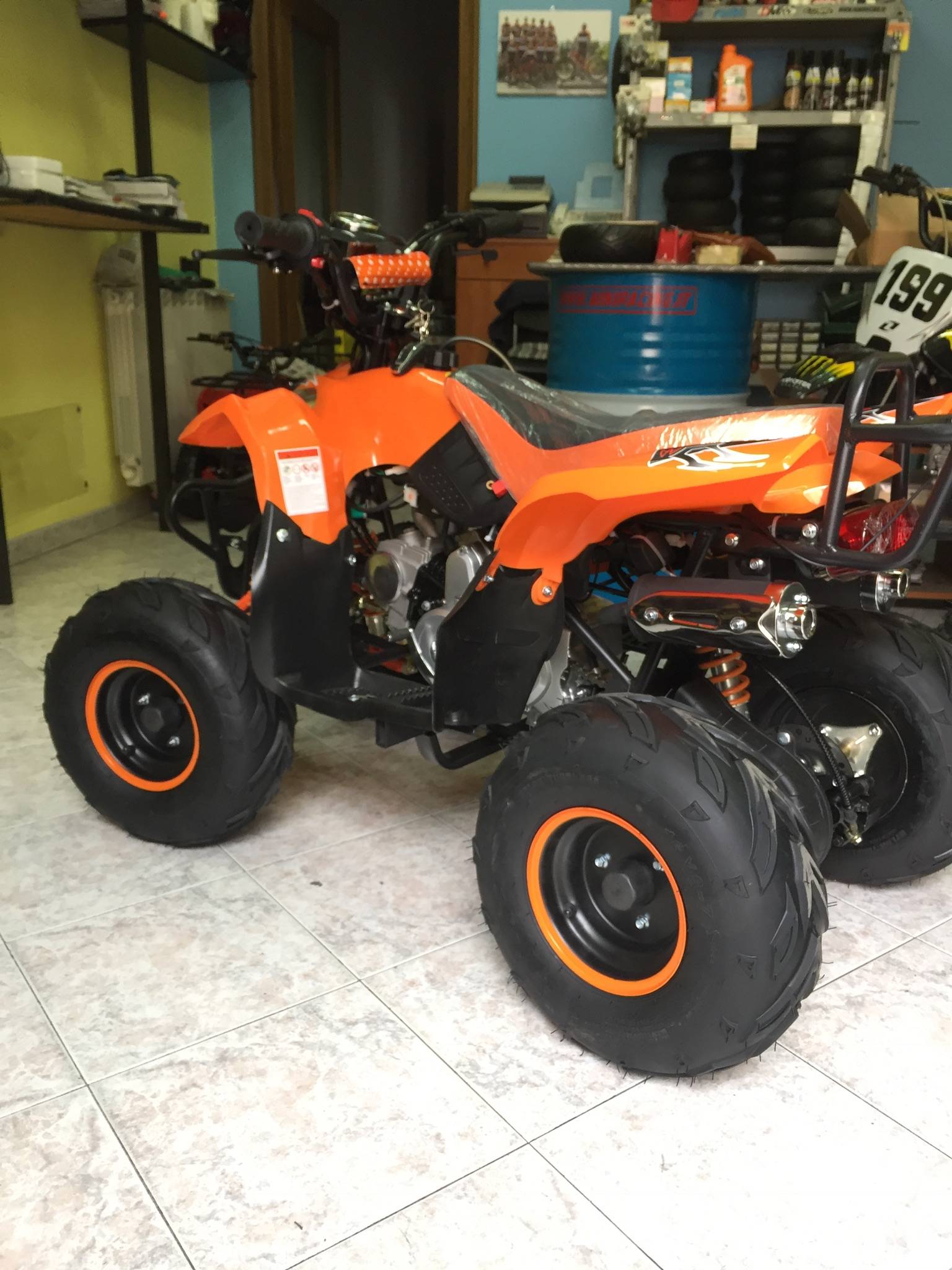 QUAD POLAR S5 125cc 4T RUOTA 7" AVVIAMENTO ELETTRICO,LUCI,TELECOMANDO,RETROMARCIA - immagine 7