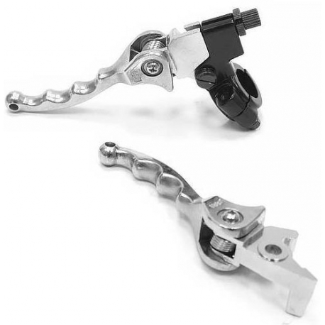 COPPIA LEVE BSE FRENO+FRIZIONE ANTIROTTURA X PIT BIKE 22mm