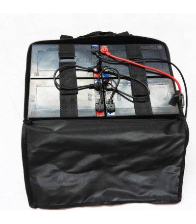 PACCO DI 4 BATTERIE X 48V COMPLETO DI SACCA