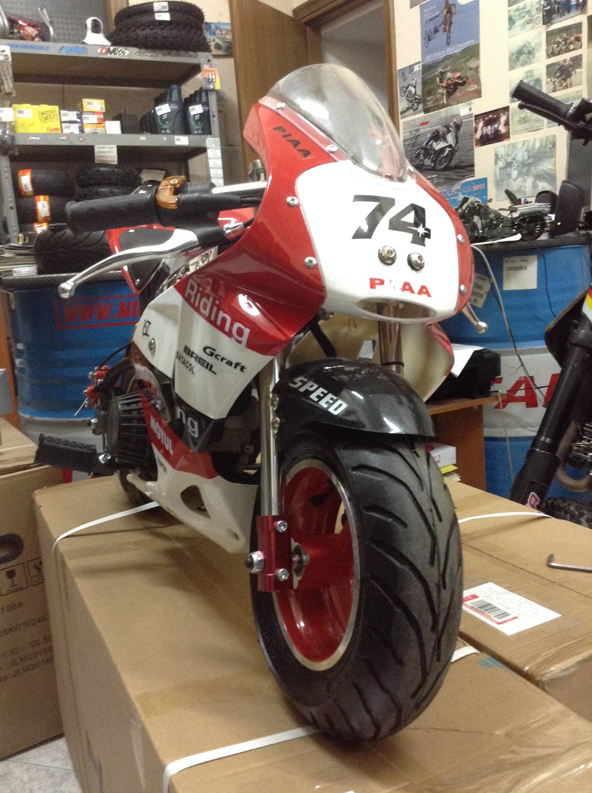 MINI MOTO GP3 50cc SCARICO SOTTO SELLA - immagine 3
