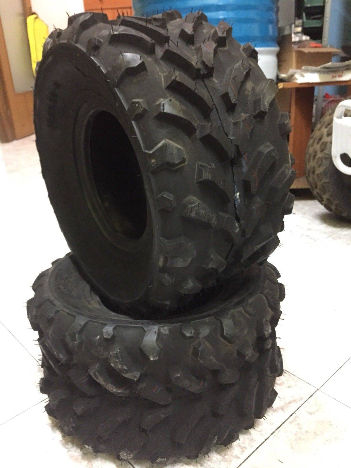 TRENO COMPLETO DI 4 GOMME 2 18X9,50-8+2 19X7-8 UNILLI - immagine 3