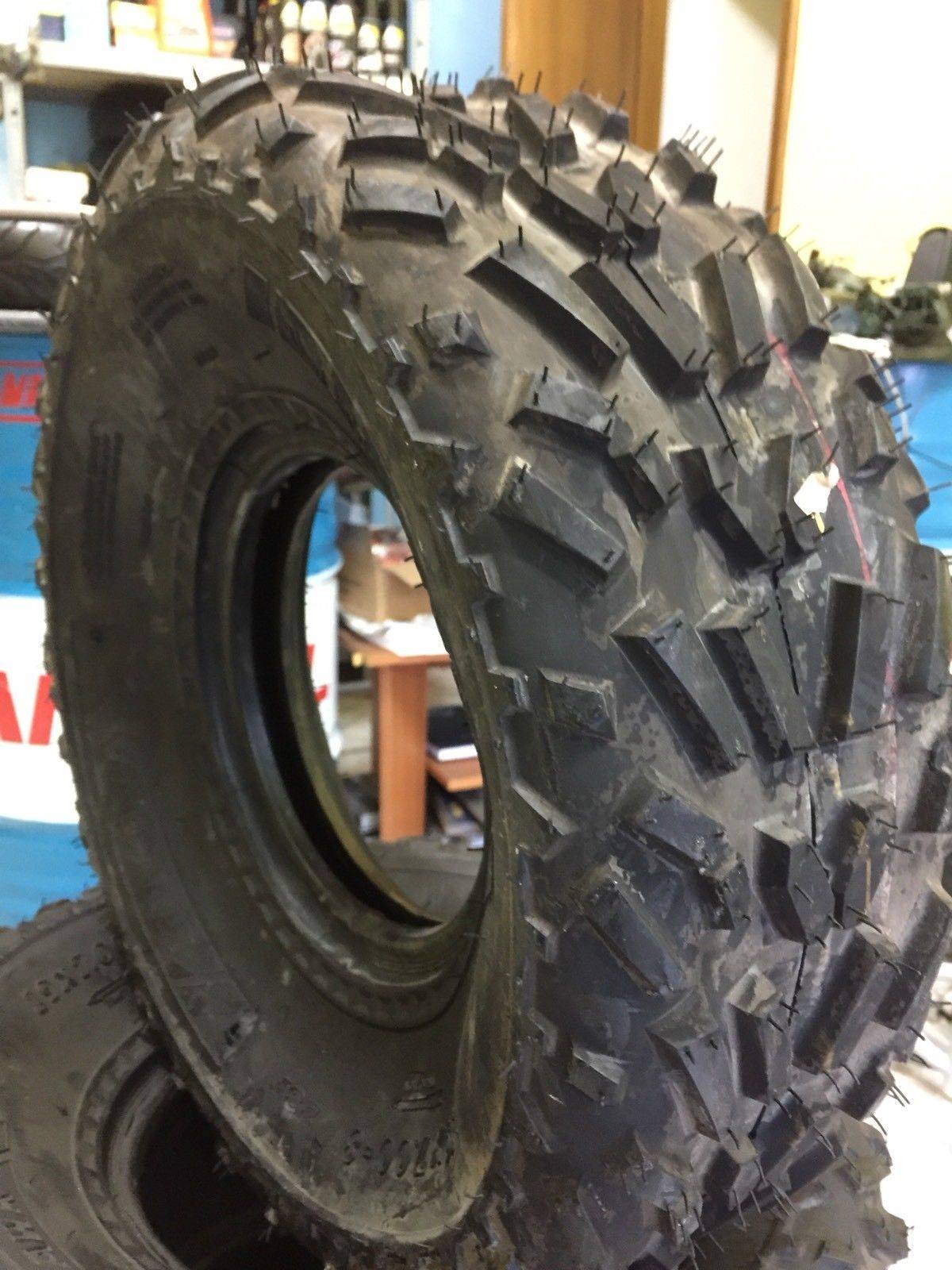 TRENO COMPLETO DI 4 GOMME 2 18X9,50-8+2 19X7-8 UNILLI - immagine 4