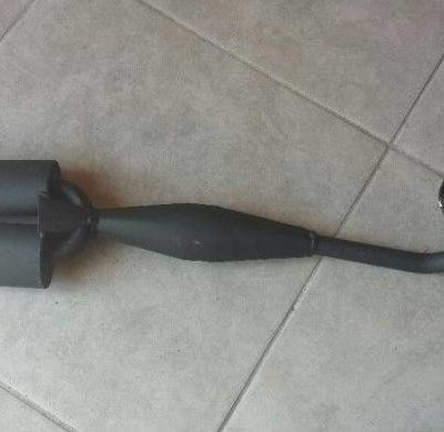 MARMITTA DOPPIO SCARICO ORIGINALE PER MINI MOTO AD ARIA 49CC