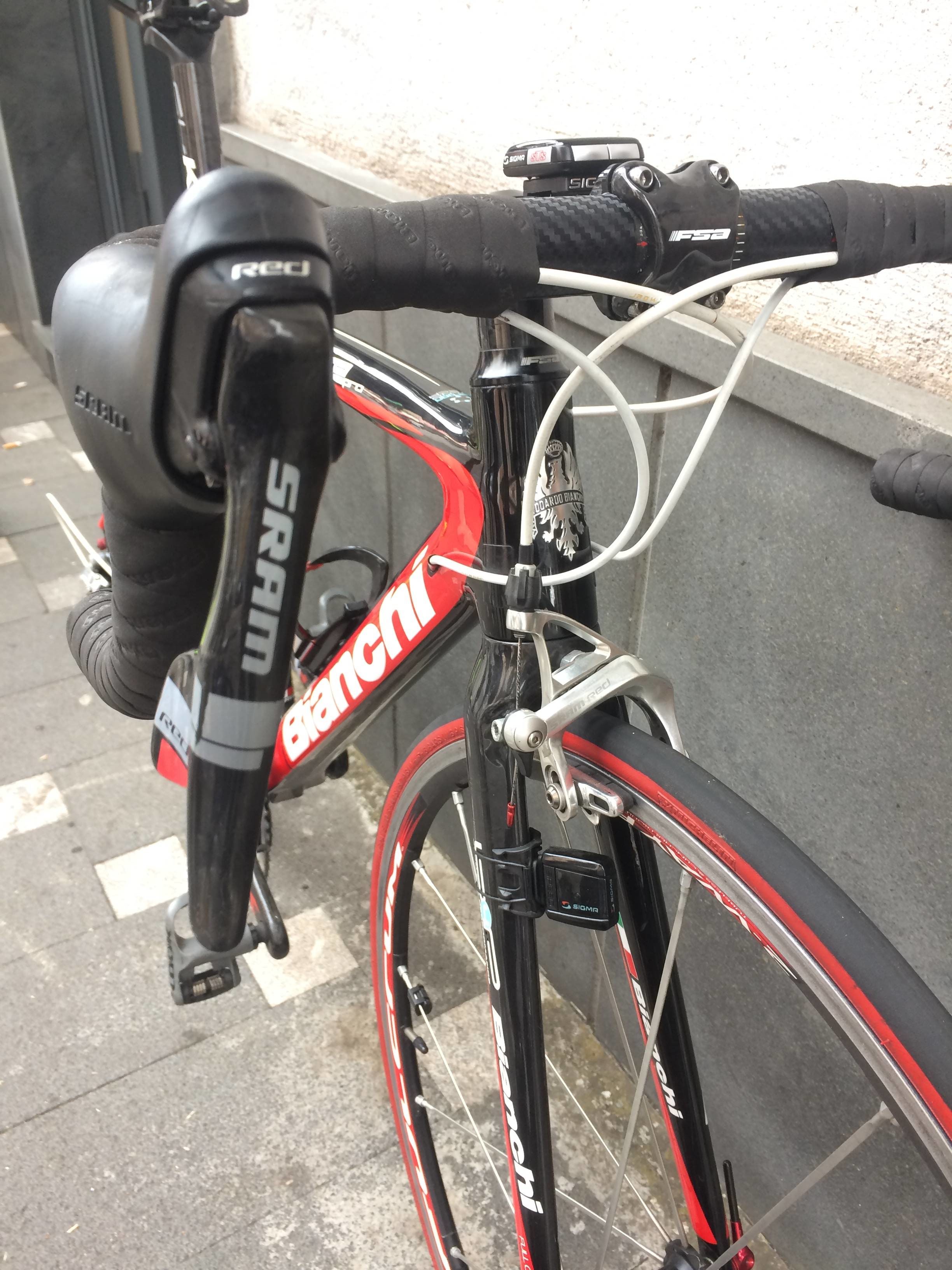 BIANCHI SEMPRE PRO IN CARBONIO ,10v SRAM RED,TAGLIA 50, 6,8Kg - immagine 5
