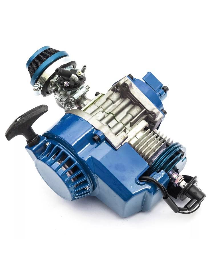 MOTORE BIG BORE 7CV CARBURATORE 15/15 X MINI MOTO,MINI QUAD,MINI CROSS 2T - immagine 3