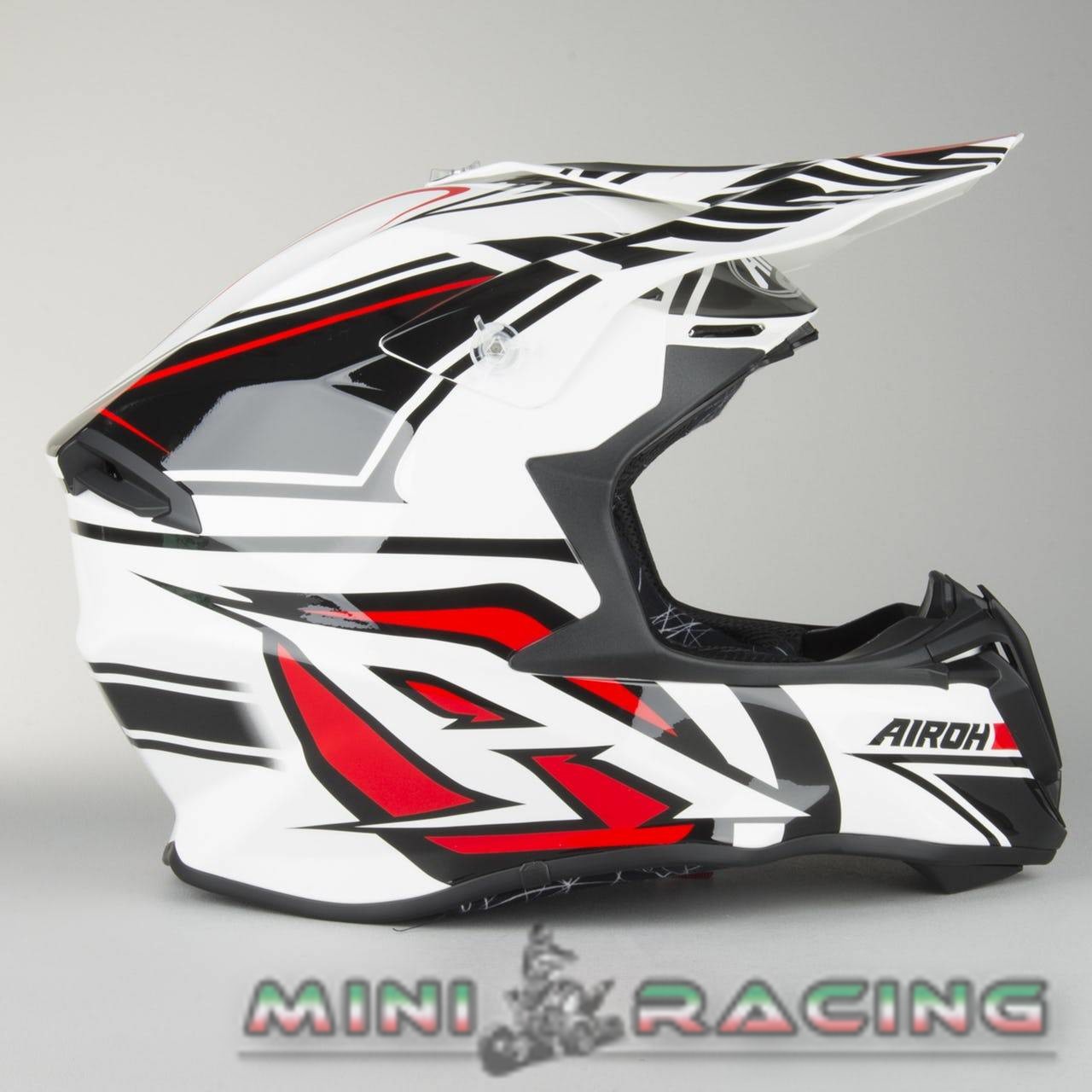 CASCO CROSS ENDURO AIROH TWIST AVENGER BIANCO LUCIDO - immagine 3
