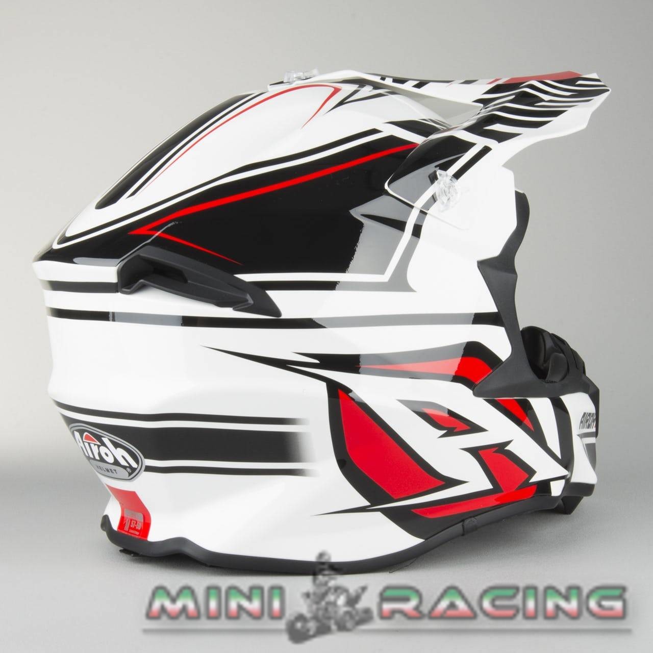 CASCO CROSS ENDURO AIROH TWIST AVENGER BIANCO LUCIDO - immagine 4