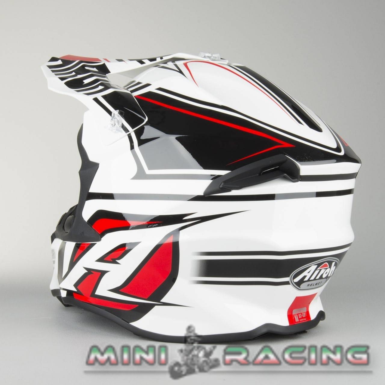 CASCO CROSS ENDURO AIROH TWIST AVENGER BIANCO LUCIDO - immagine 6