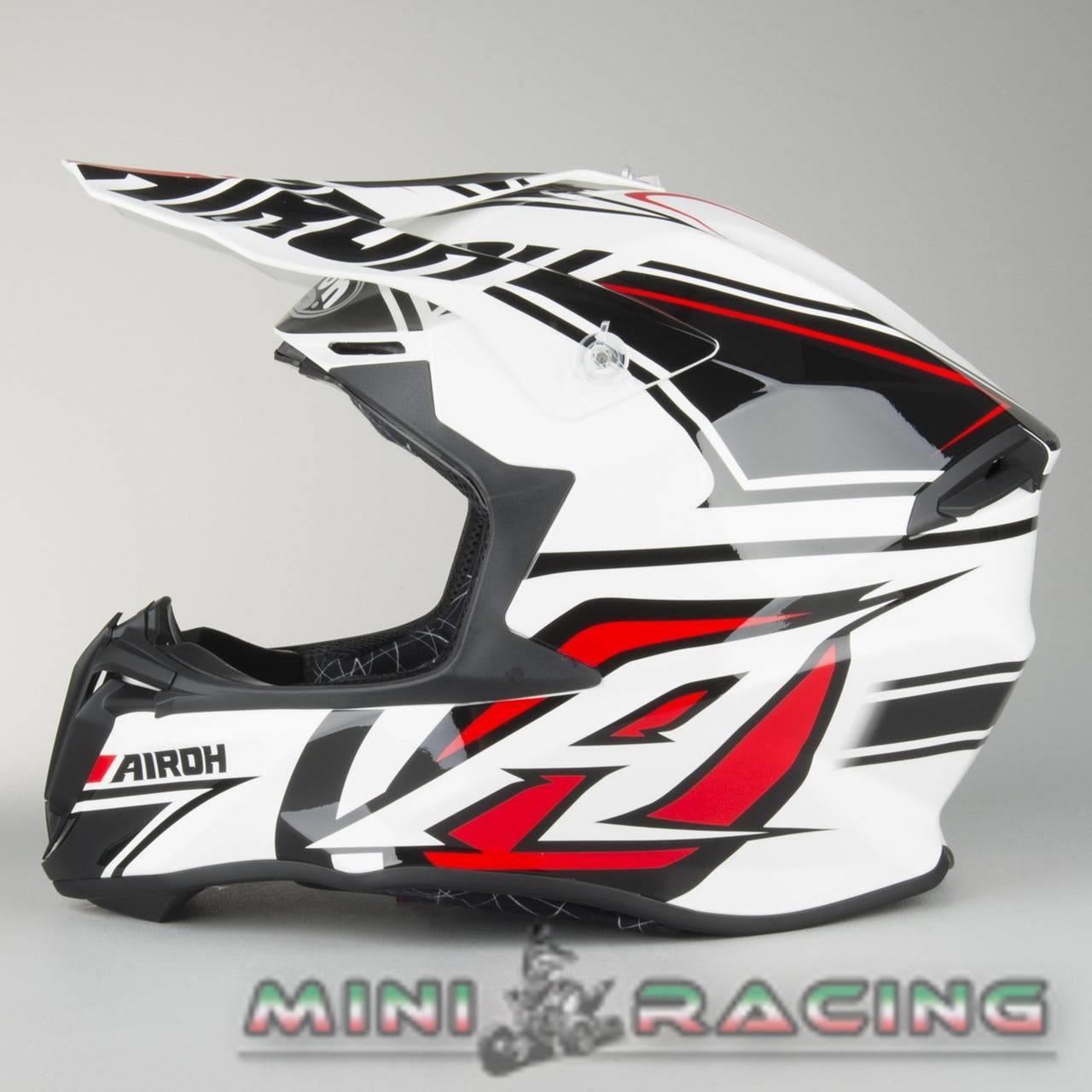 CASCO CROSS ENDURO AIROH TWIST AVENGER BIANCO LUCIDO - immagine 7
