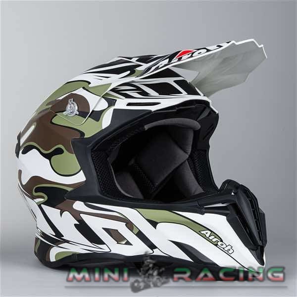 CASCO CROSS ENDURO AIROH TWIST MIMETIC BIANCO OPACO - immagine 2