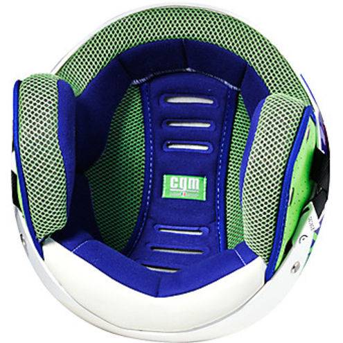 CASCO DEMI JET CGM 107-K VERDE METAL - immagine 4