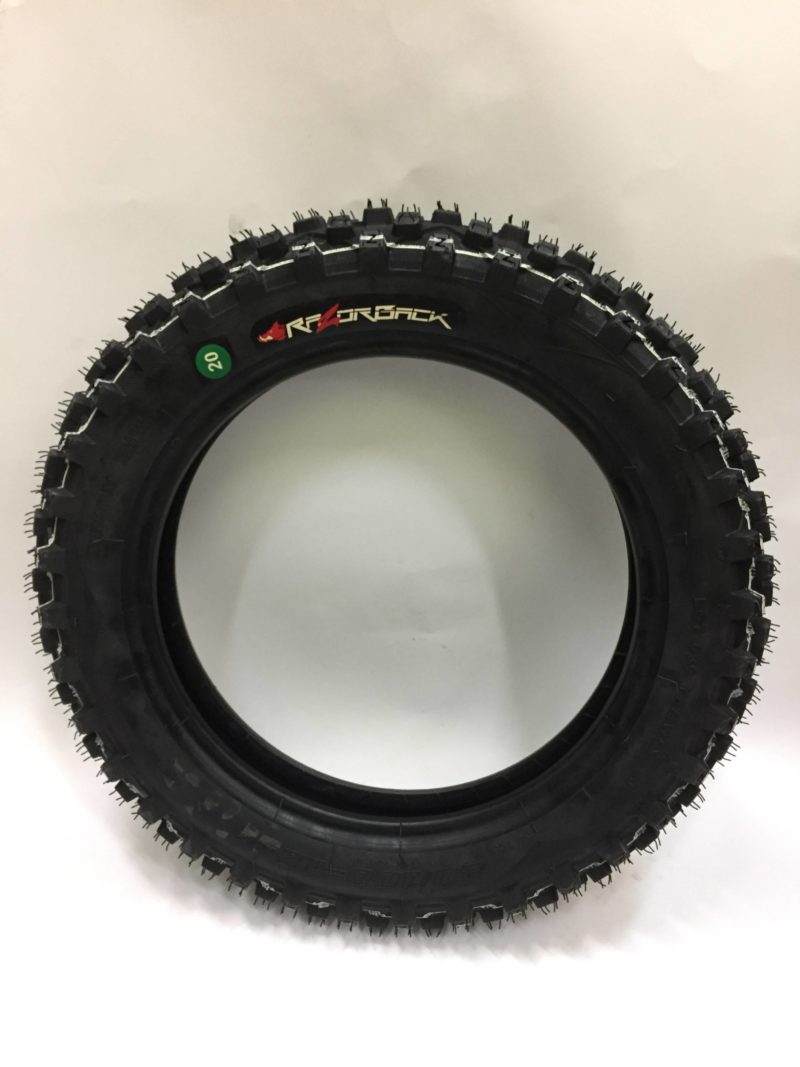 GOMMA PNEUMATICO CROSS 80/100-12 RAZORBACK FERAL - immagine 3
