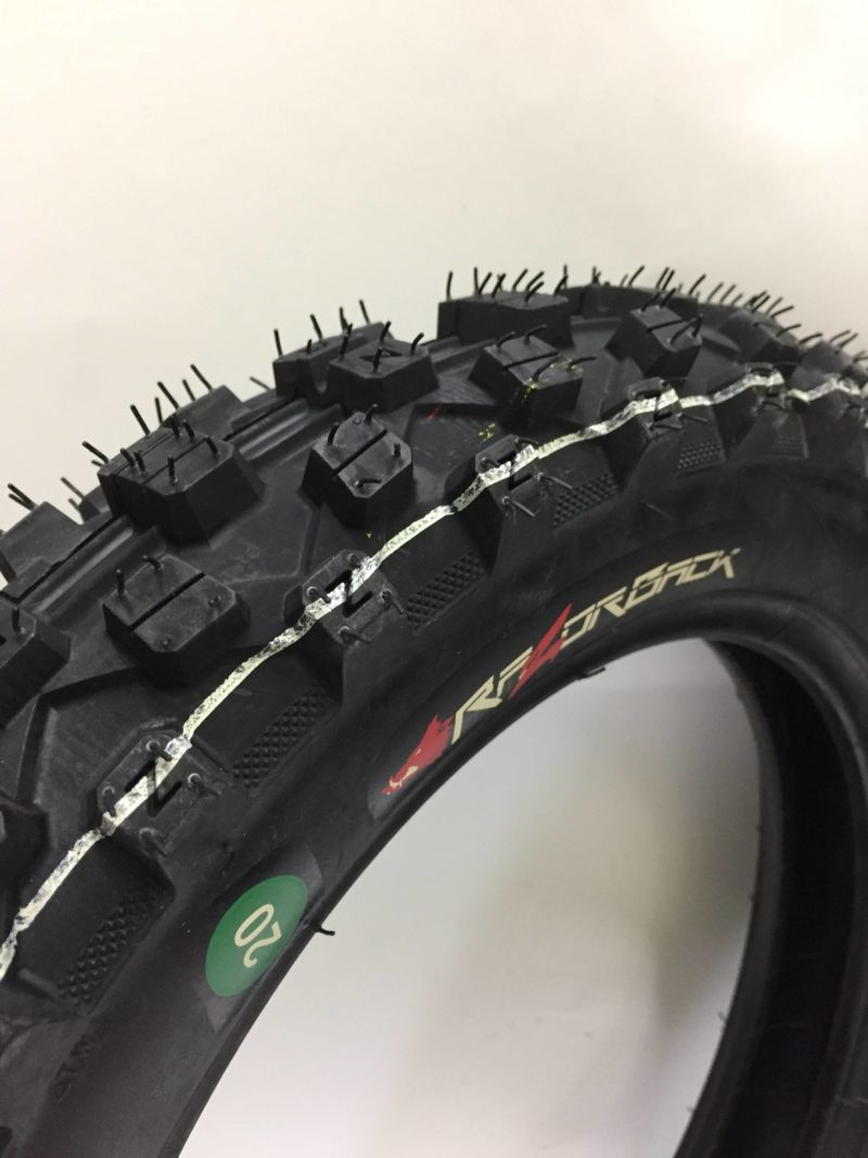 GOMMA PNEUMATICO CROSS 80/100-12 RAZORBACK FERAL - immagine 2