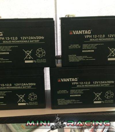 PACCO DI 4 BATTERIE 12ah X 48V VANTAG