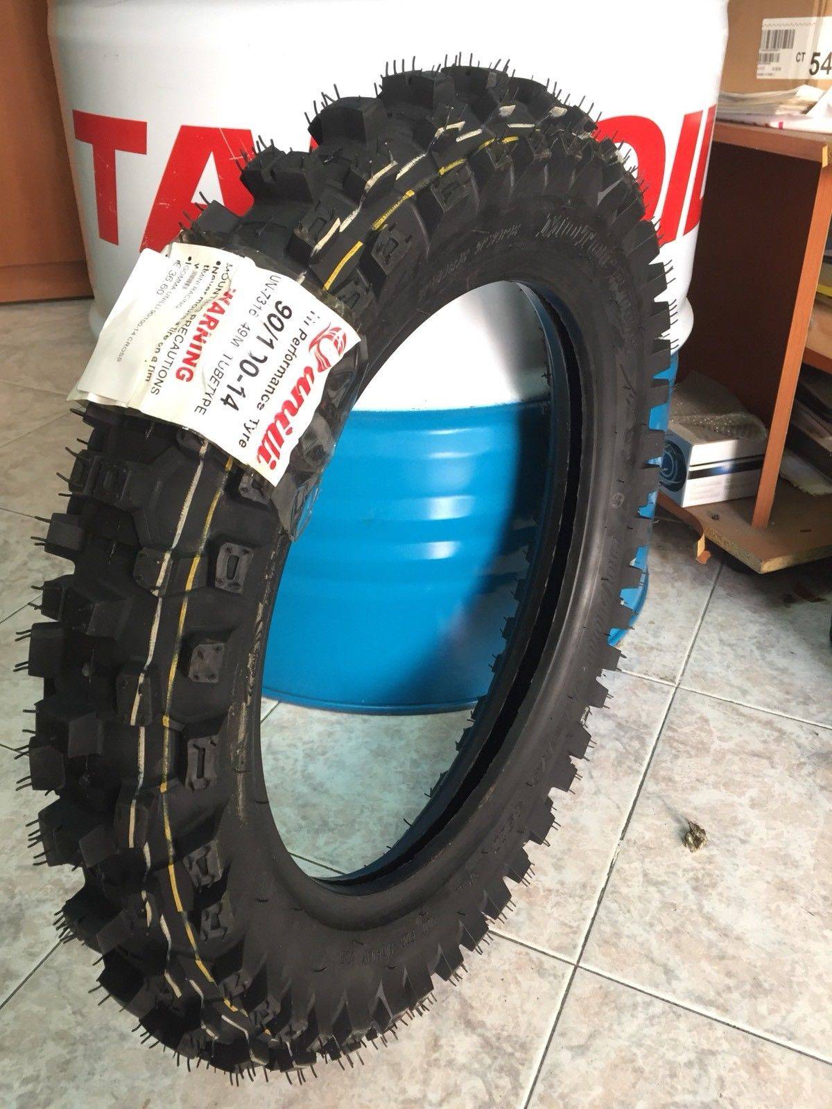 Pneumatico gomma cross UNILLI 7316R misura 90/100-14" - immagine 2