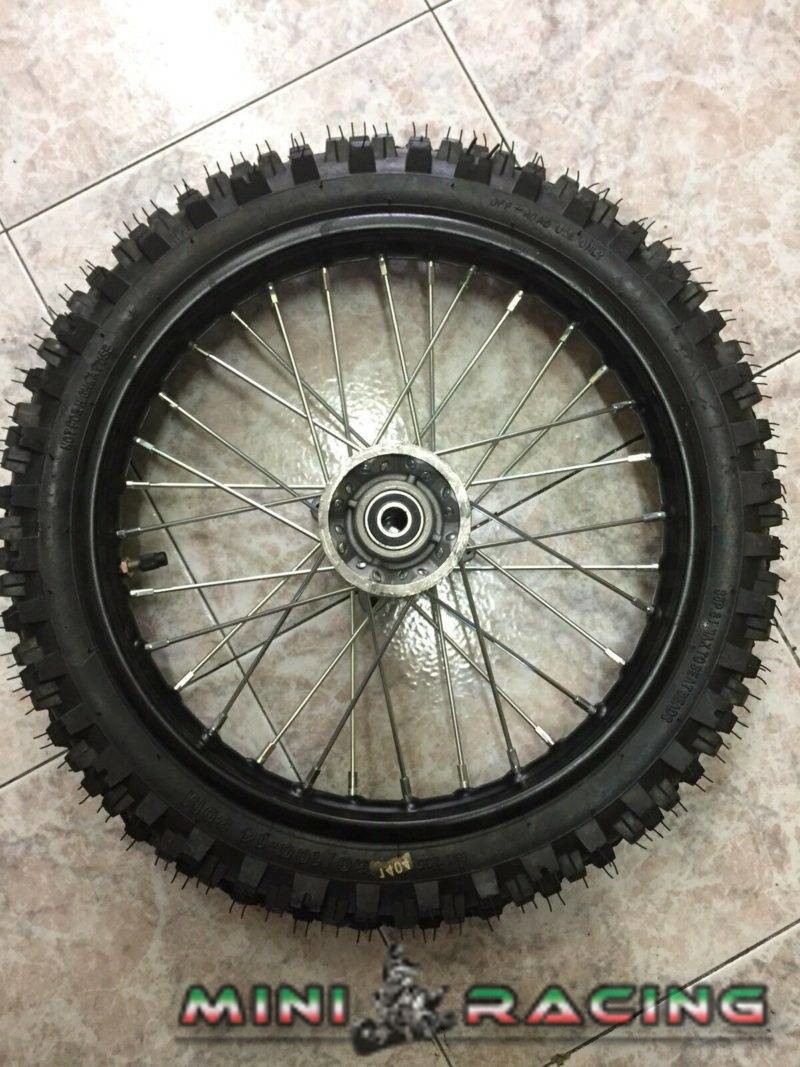 RUOTA CERCHIO ANTERIORE CROSS 14" MOZZO SDG 15mm - immagine 2