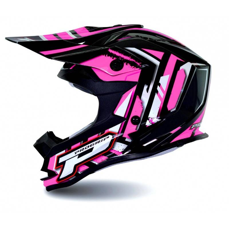 CASCO PROGRIP 3191 CROSS ENDURO FUXIA - immagine 2