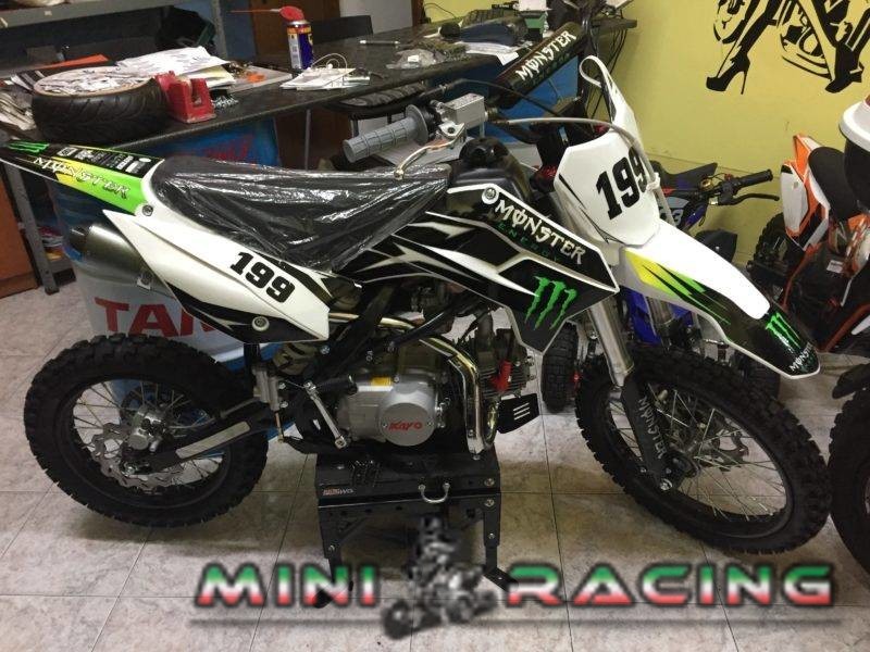 PIT BIKE KAYO 125CC 4T,4 MARCE, RUOTA 14" 17" M.Y. 2023 MONSTER - immagine 3