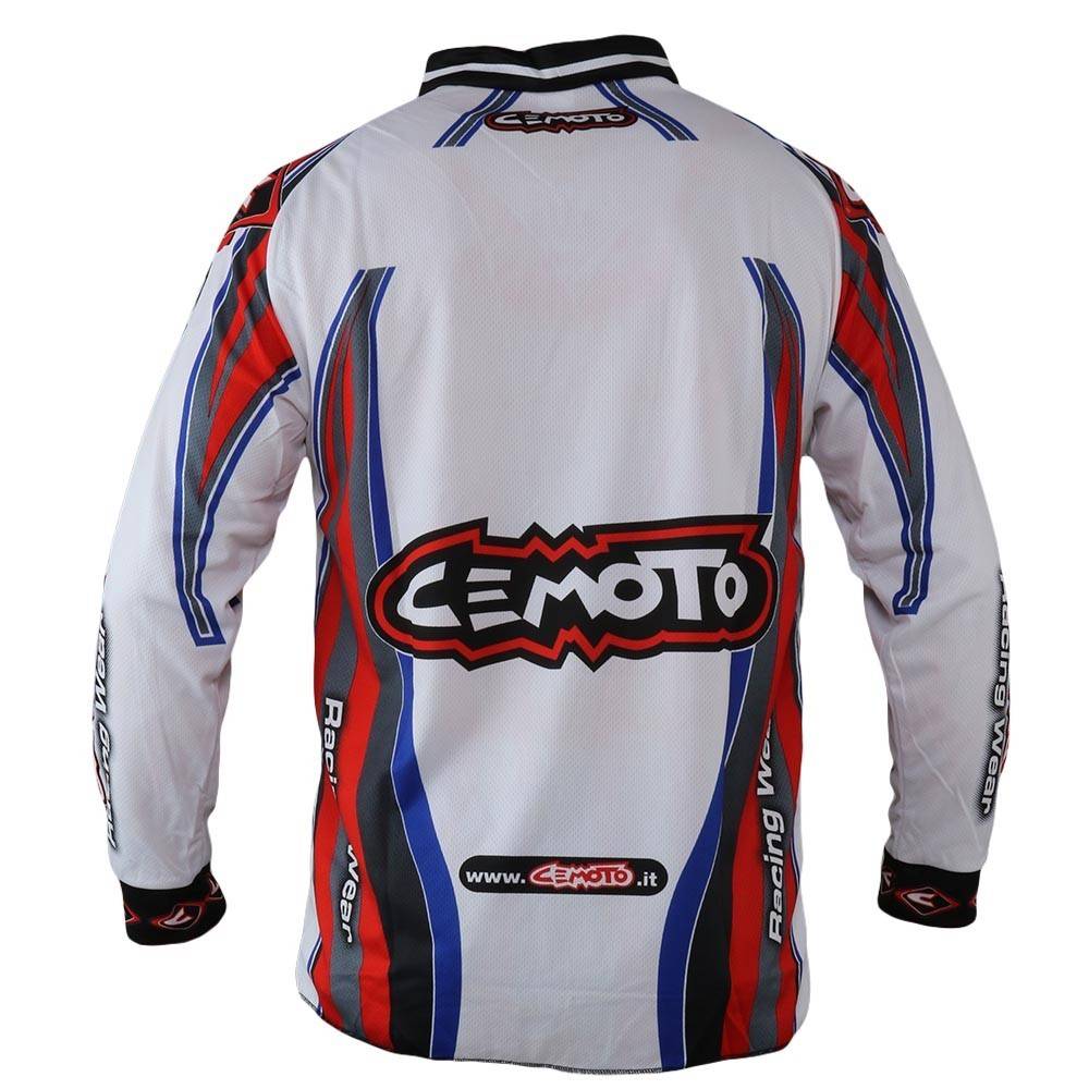 COMPLETO DI MAGLIA + PANTALONE CEMOTO RACE 07 X CROSS ENDURO QUAD - immagine 3