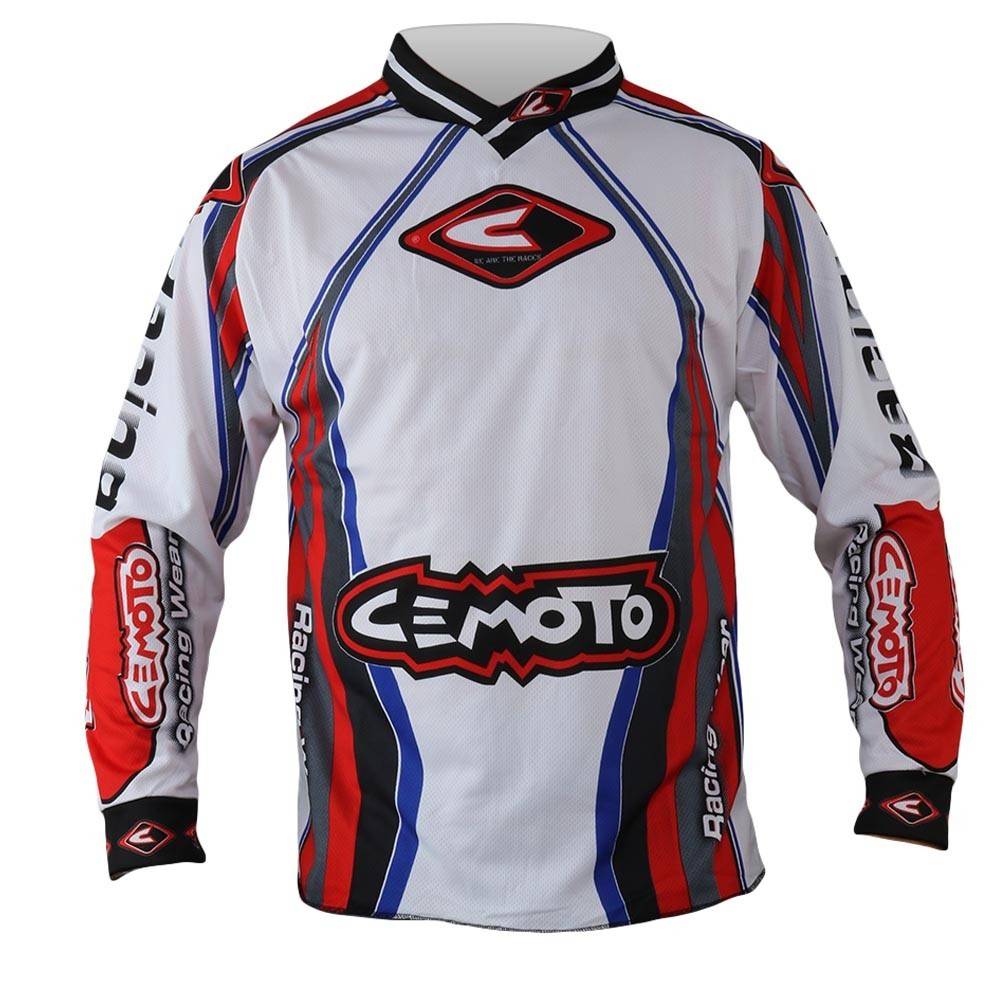 COMPLETO DI MAGLIA + PANTALONE CEMOTO RACE 07 X CROSS ENDURO QUAD - immagine 2