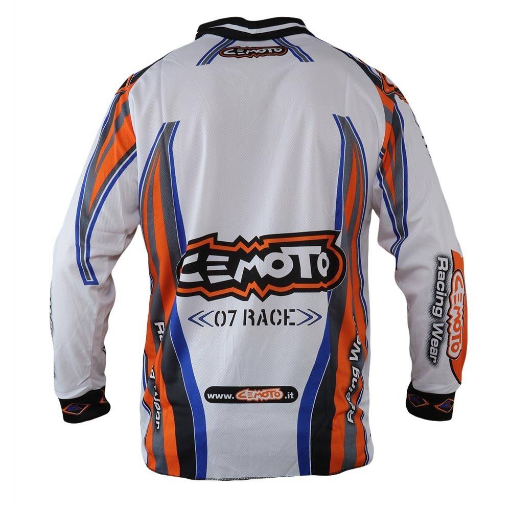 COMPLETO DI MAGLIA + PANTALONE CEMOTO RACE 07 X CROSS ENDURO QUAD - immagine 3