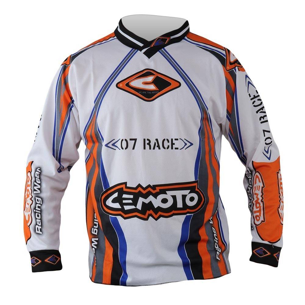 COMPLETO DI MAGLIA + PANTALONE CEMOTO RACE 07 X CROSS ENDURO QUAD - immagine 2
