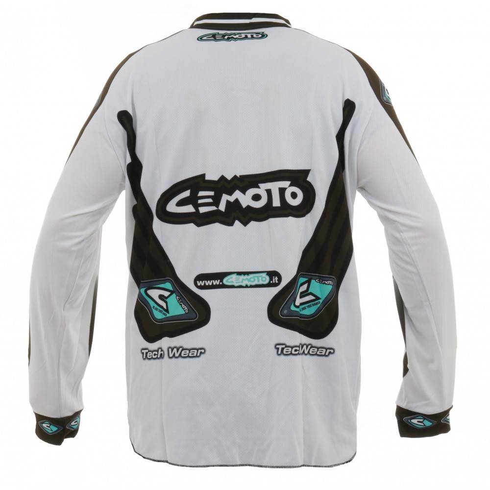 COMPLETO DI MAGLIA + PANTALONE CEMOTO RACE 07 X CROSS ENDURO QUAD - immagine 6