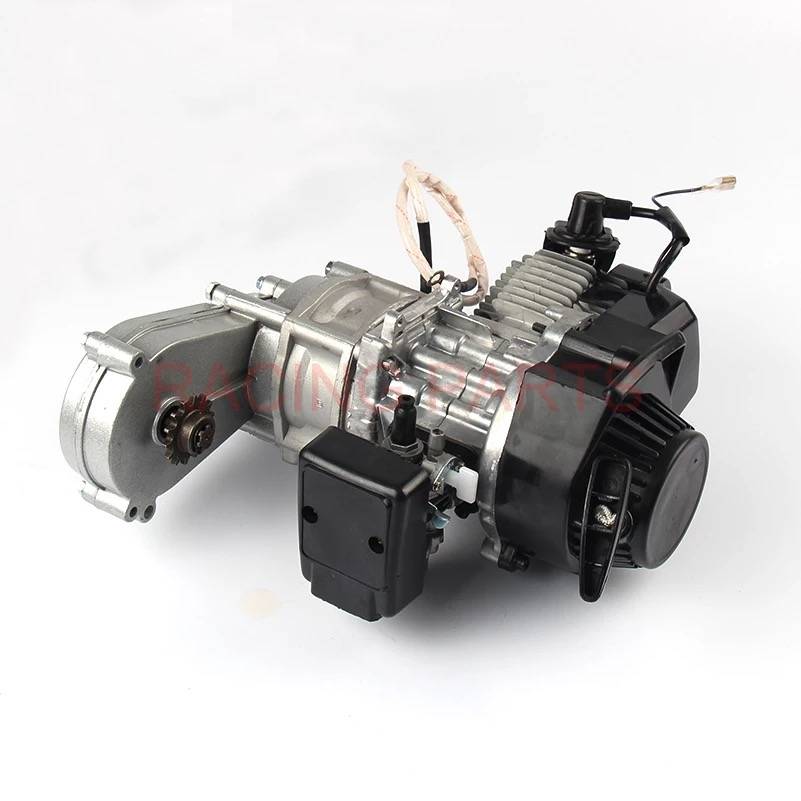 MOTORE COMPLETO CON AVVIAMENTO ELETTRICO E RIDUTTORE 49cc 2T - immagine 2
