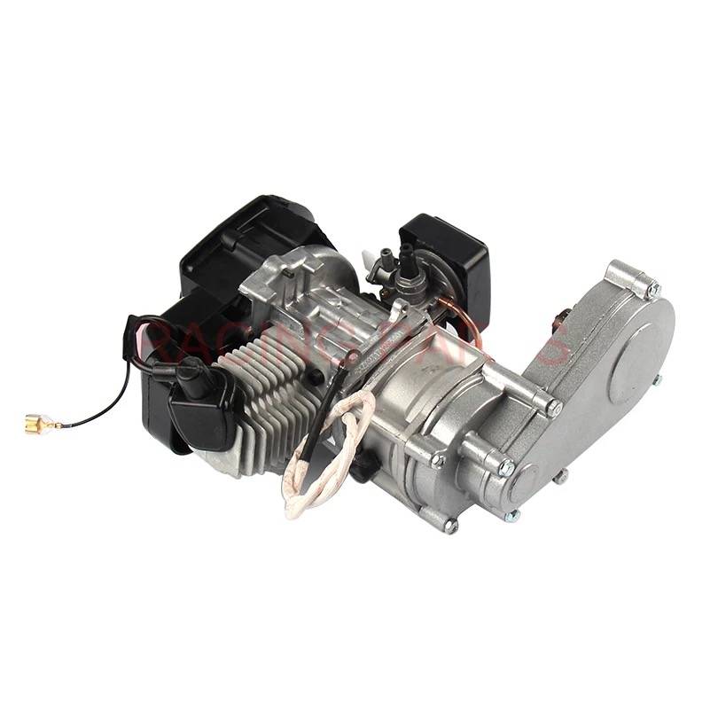 MOTORE COMPLETO CON AVVIAMENTO ELETTRICO E RIDUTTORE 49cc 2T