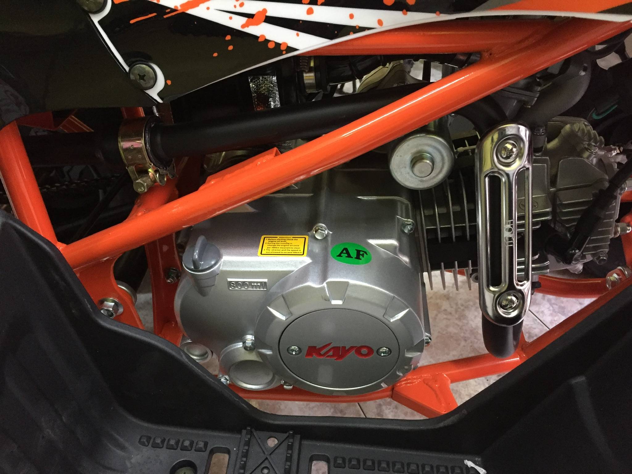 QUAD KAYO PREDATOR 125cc 3+1 RUOTA 8" - immagine 8