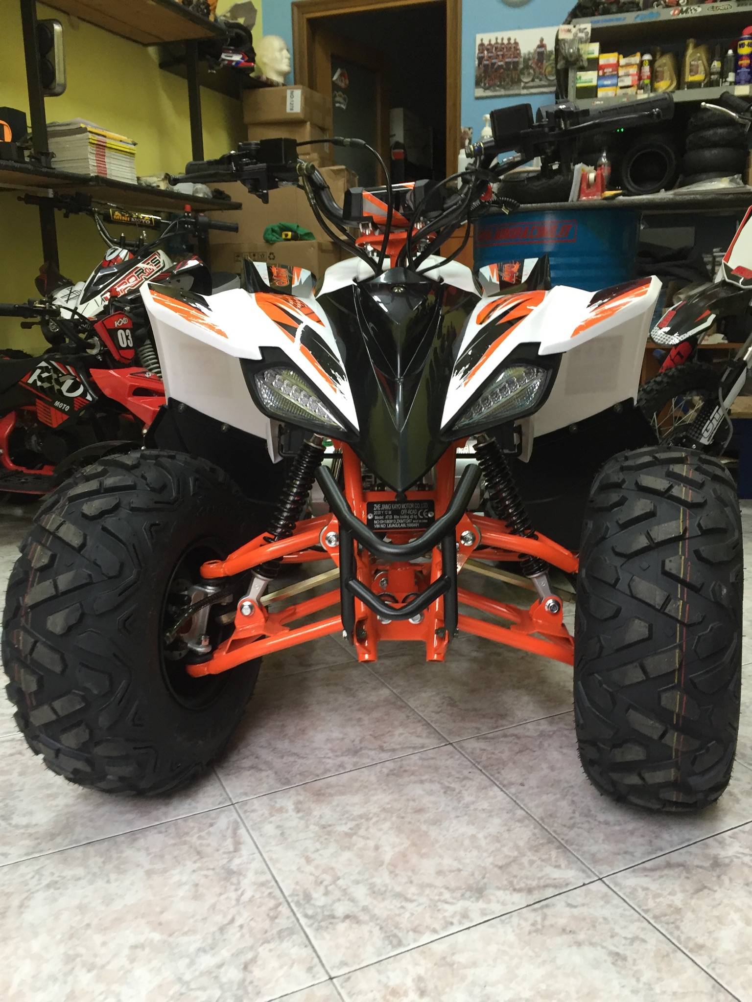 QUAD KAYO PREDATOR 125cc 3+1 RUOTA 8" - immagine 6