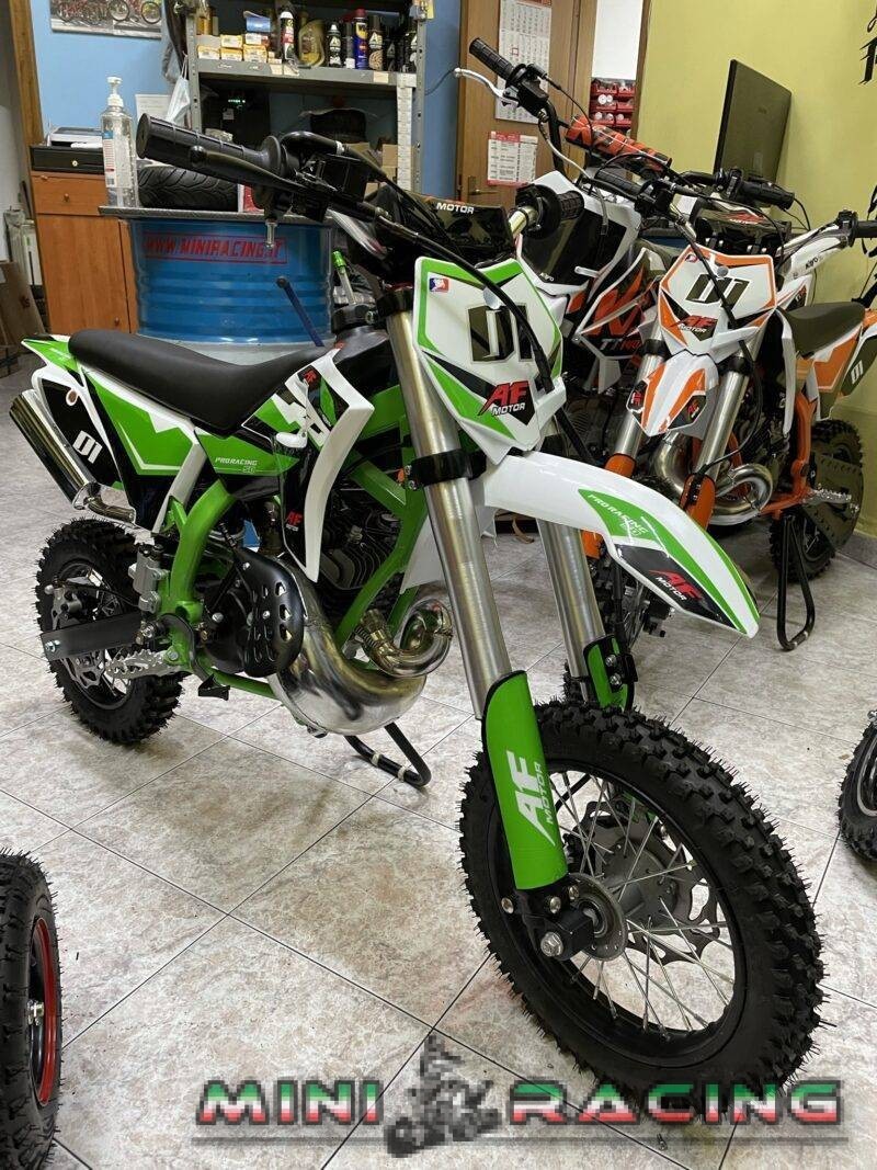 MINI CROSS 50CC 2T RUOTA 14" 12" AVVIAMENTO A PEDALE,CARBURATORE 18 - immagine 3
