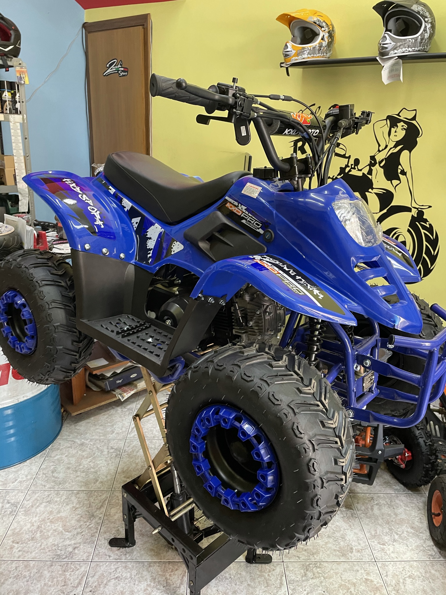 QUAD BAMBU' 125cc 4T RUOTA 7" AVVIAMENTO ELETTRICO,LUCI,TELECOMANDO,RETOMARCIA - immagine 4
