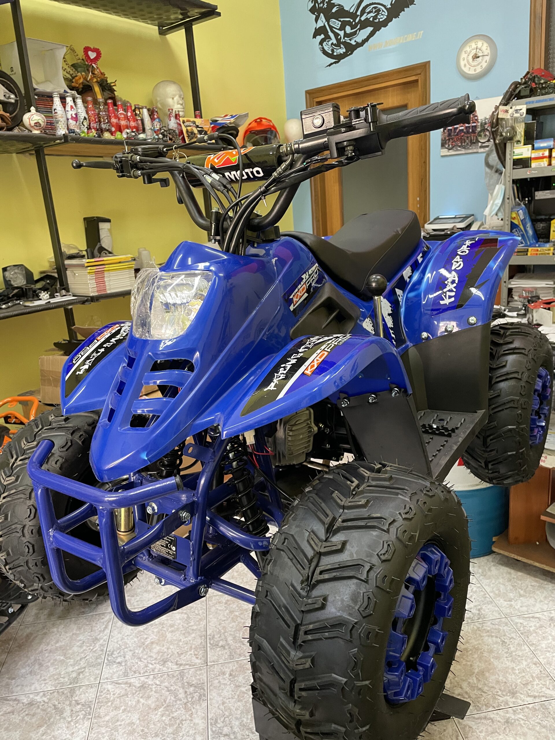 QUAD BAMBU' 125cc 4T RUOTA 7" AVVIAMENTO ELETTRICO,LUCI,TELECOMANDO,RETOMARCIA - immagine 6